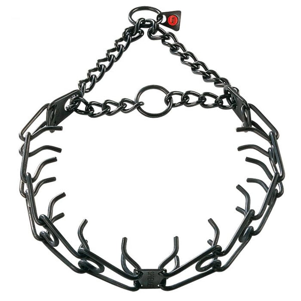Collar de adiestramiento HS Sprenger de acero inoxidable negro