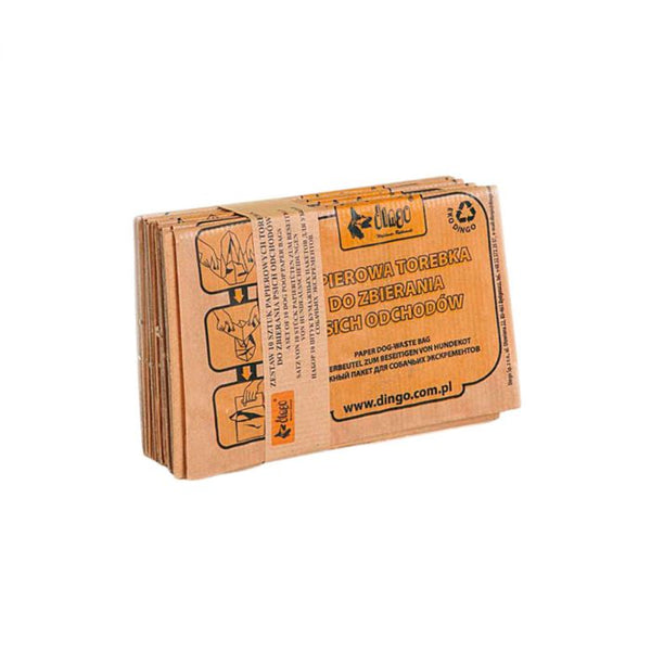 Dingo Bolsas de papel para excrementos 10 unidades
