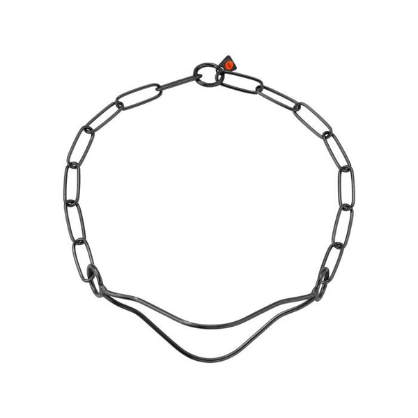 HS Sprenger Collar de exposición de acero inoxidable negro
