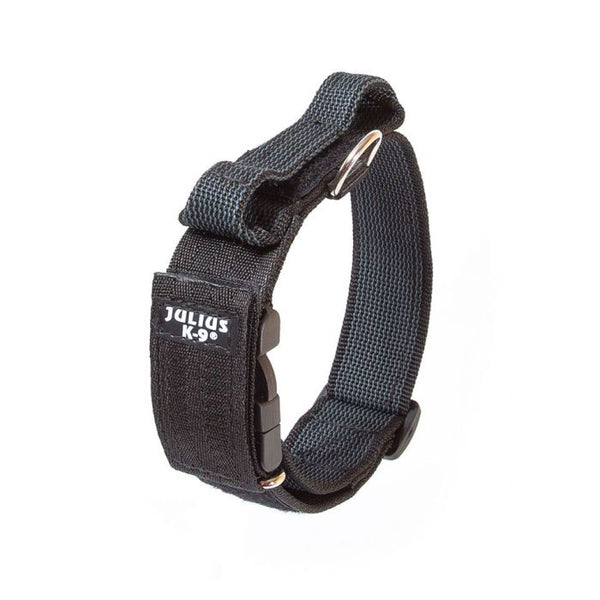 Julius-K9 Collar negro con asa