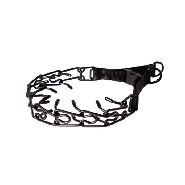 Dingo Gear Collar negro con púas redondeadas y cubiertas de silicona
