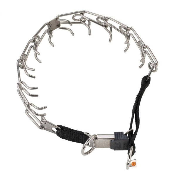 HS Sprenger Collar Ultra-Plus ClicLock de acero inoxidable con restricción