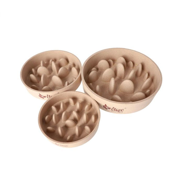 Dingo Comedero lento de bambú