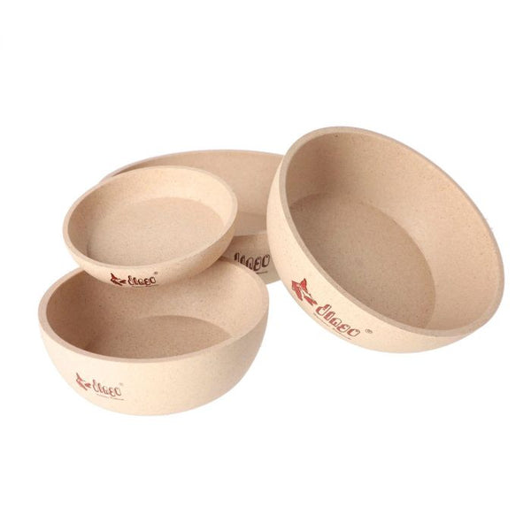 Dingo Tazón de bambú antideslizante