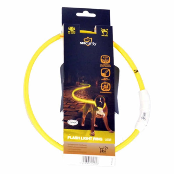 Duvo+ Coleira LED para cães Nylon 65 cm