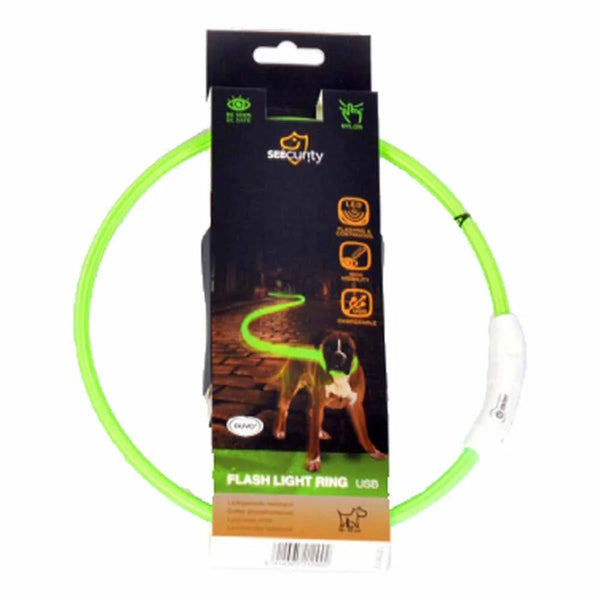 Duvo+ Coleira LED para cães Nylon 65 cm