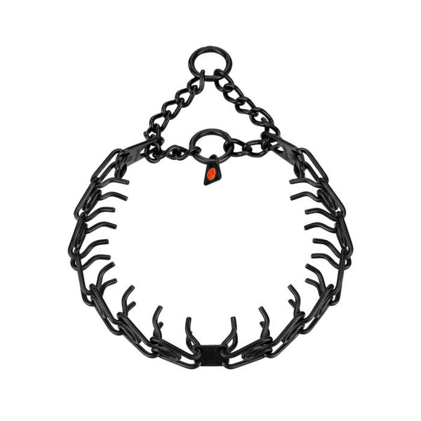 HS Sprenger Collar Ultra-Plus eslabón corto acero inoxidable negro giratorio 3 mm x 50 cm
