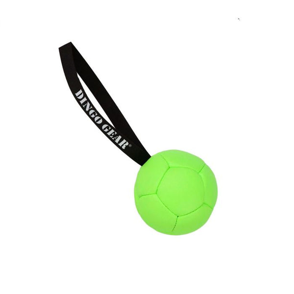 Dingo Gear Pelota inflable de ecopiel verde neon