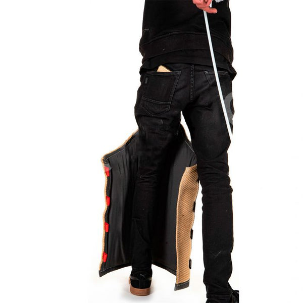 Euro Joe Jambiere de yute con cierre corredizo