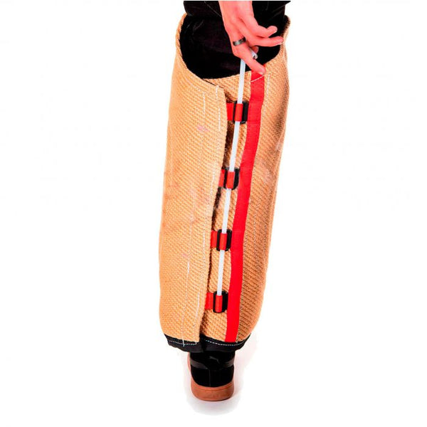 Euro Joe Jambiere de yute con cierre corredizo